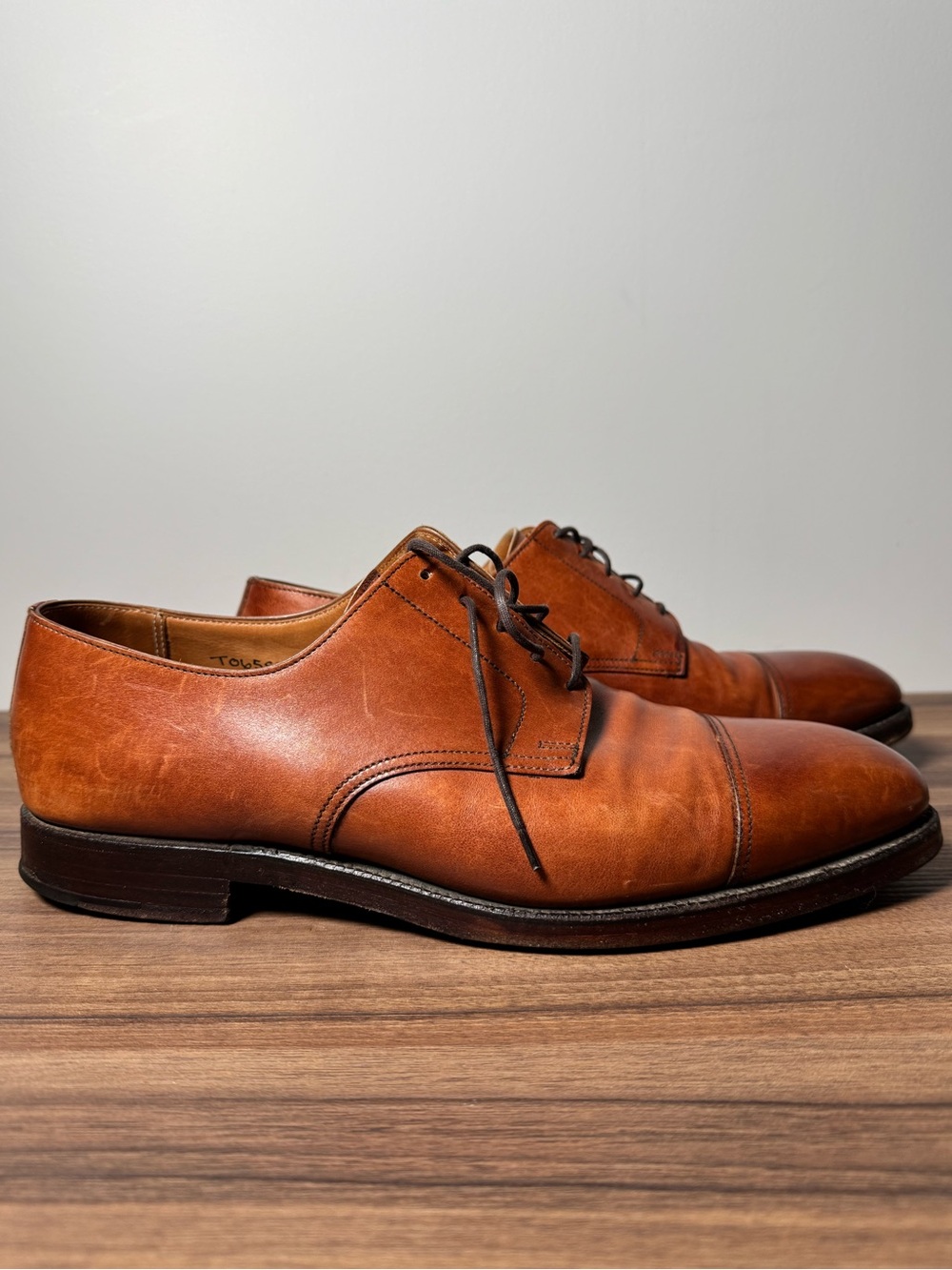 PEAL & CO. England BROOKS BROTHERS Mens 11 Shoes Brown